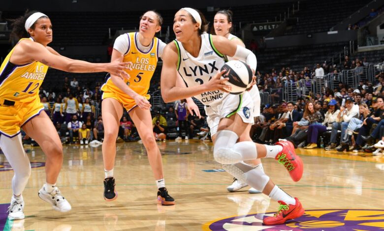 Los Angeles Sparks vs Minnesota Lynx Match Player Stats